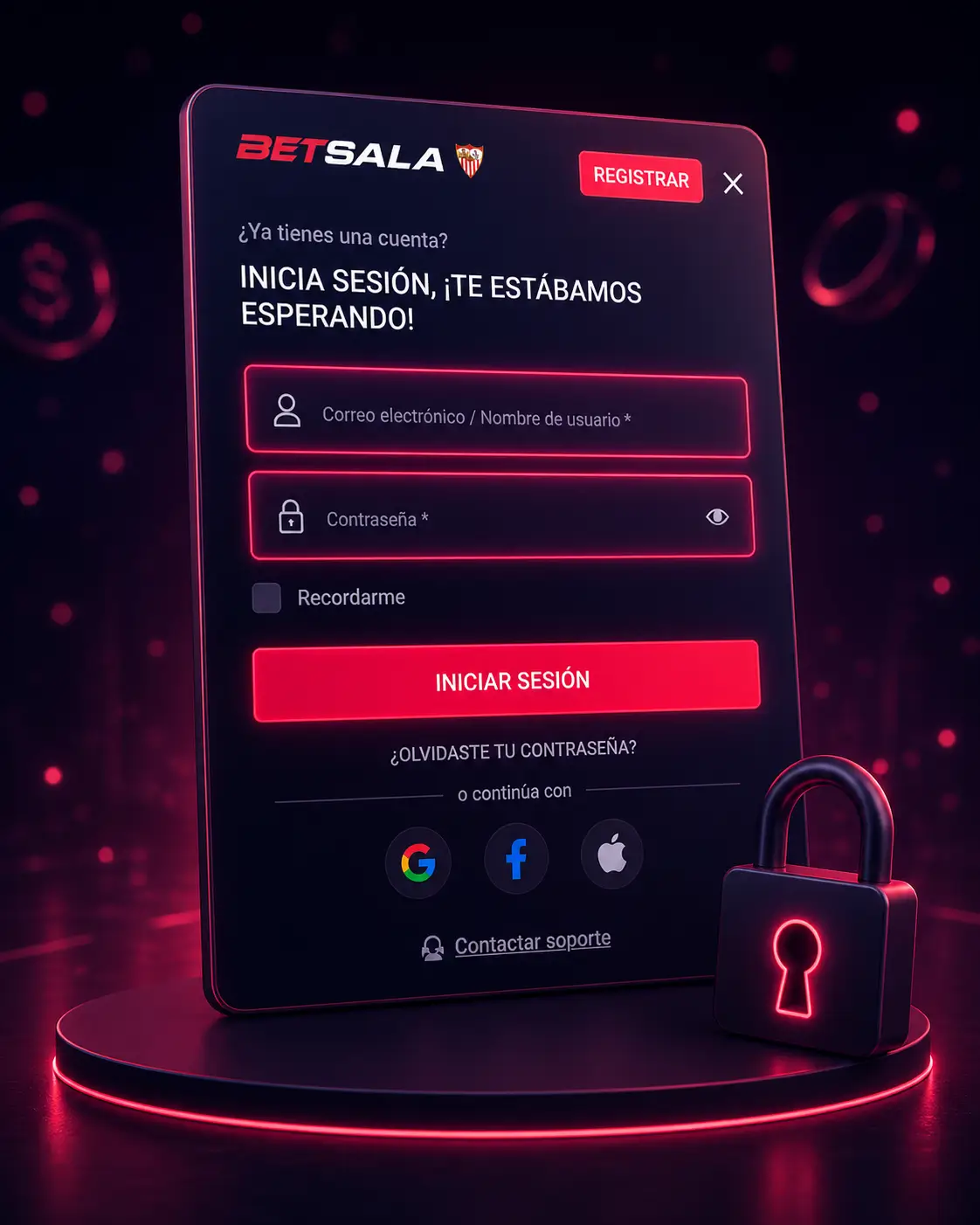 Seguridad al ingresar